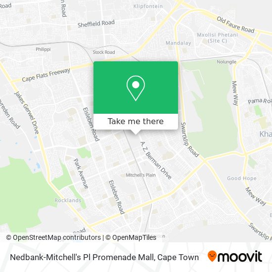 Nedbank-Mitchell's Pl Promenade Mall map