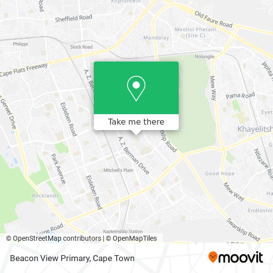 Beacon View Primary map