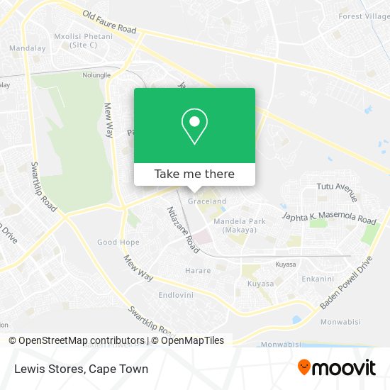 Lewis Stores map