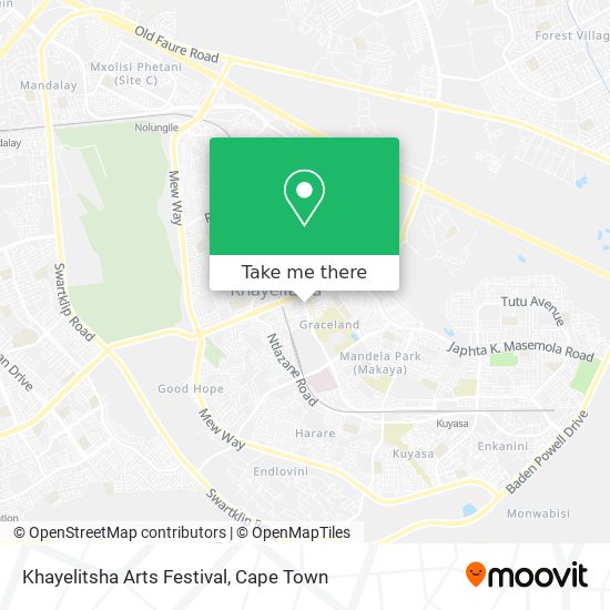 Khayelitsha Arts Festival map