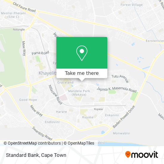 Standard Bank map