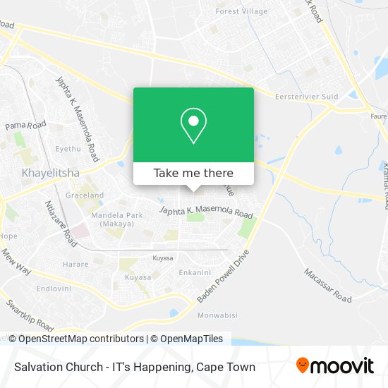 Salvation Church - IT's Happening map