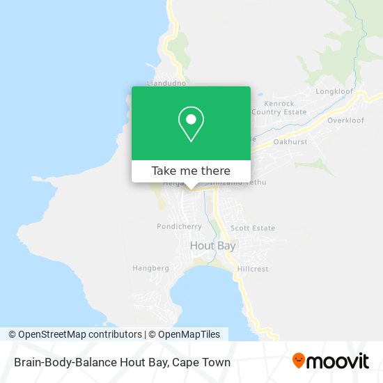 Brain-Body-Balance Hout Bay map