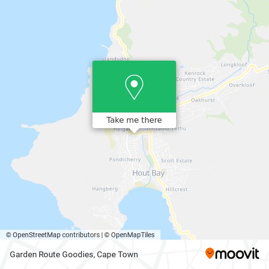 Garden Route Goodies map