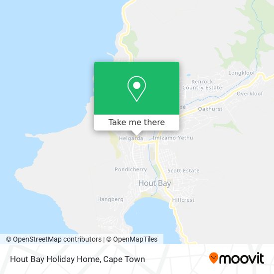 Hout Bay Holiday Home map