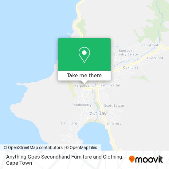 Anything Goes Secondhand Furniture and Clothing map