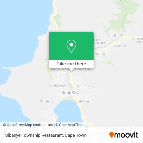 Sibanye Township Restaurant map