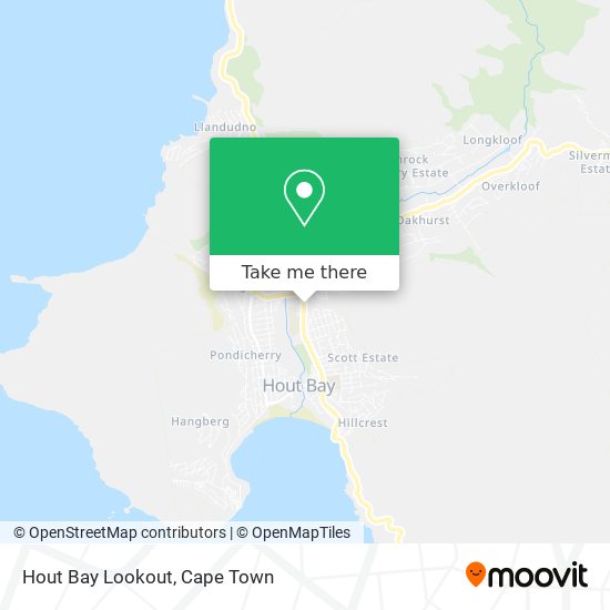 Hout Bay Lookout map