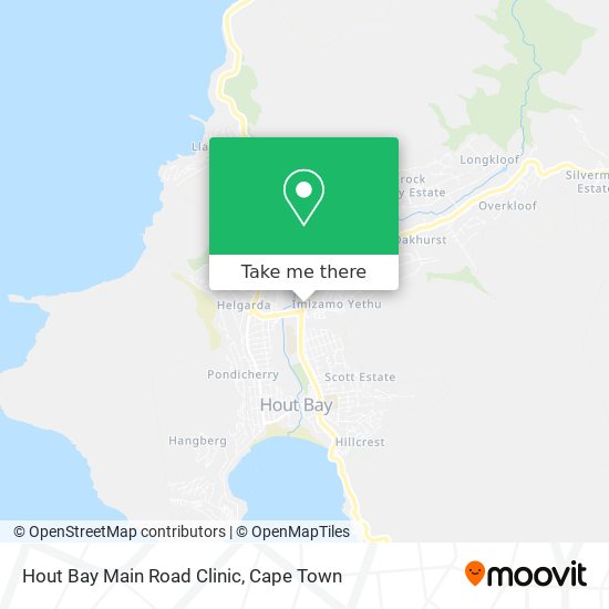 Hout Bay Main Road Clinic map