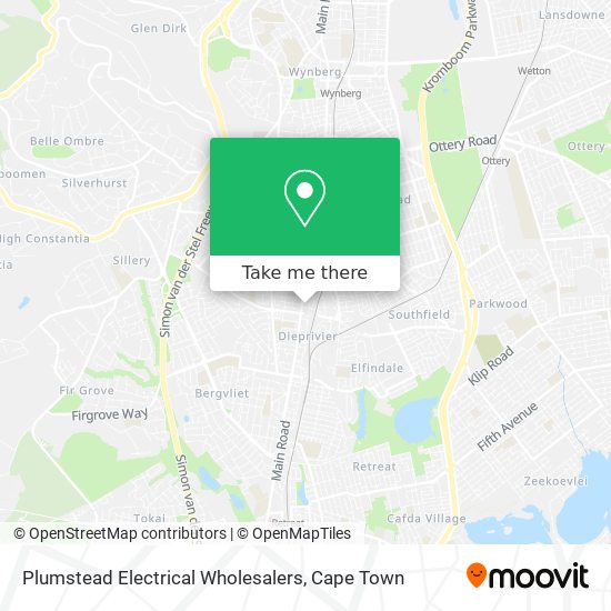 Plumstead Electrical Wholesalers map