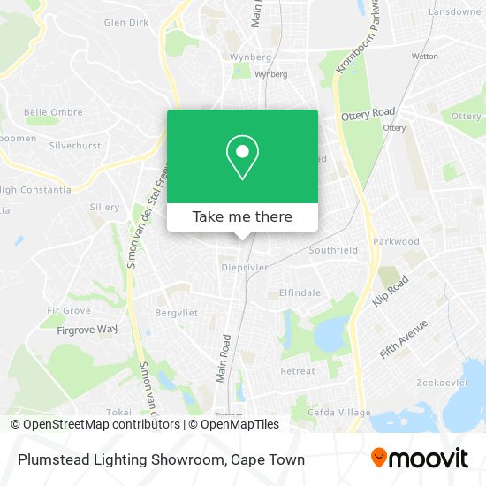 Plumstead Lighting Showroom map