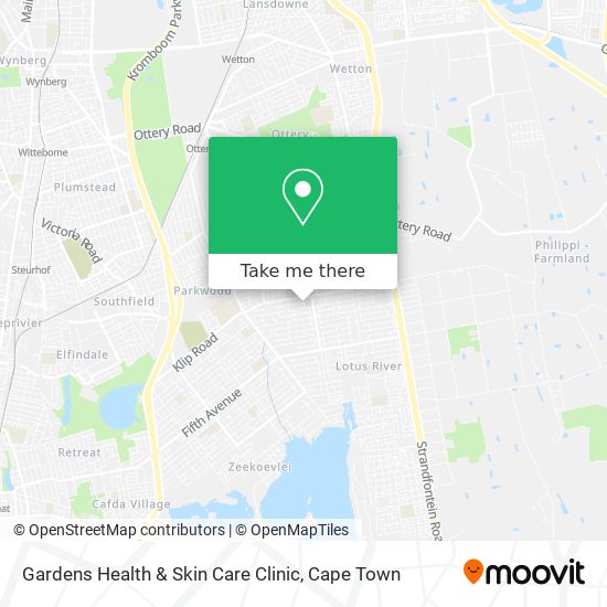 Gardens Health & Skin Care Clinic map