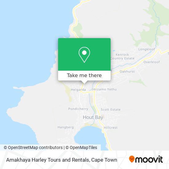 Amakhaya Harley Tours and Rentals map