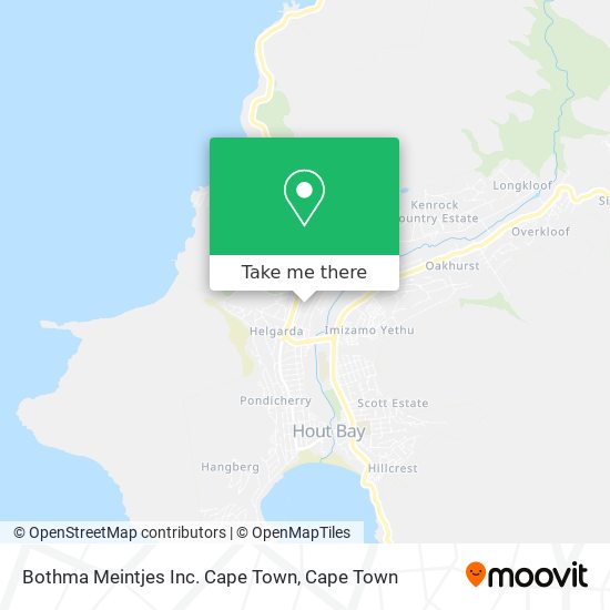 Bothma Meintjes Inc. Cape Town map