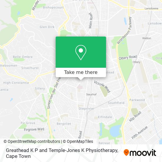 Greathead K P and Temple-Jones K Physiotherapy map