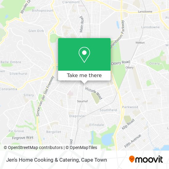 Jen's Home Cooking & Catering map
