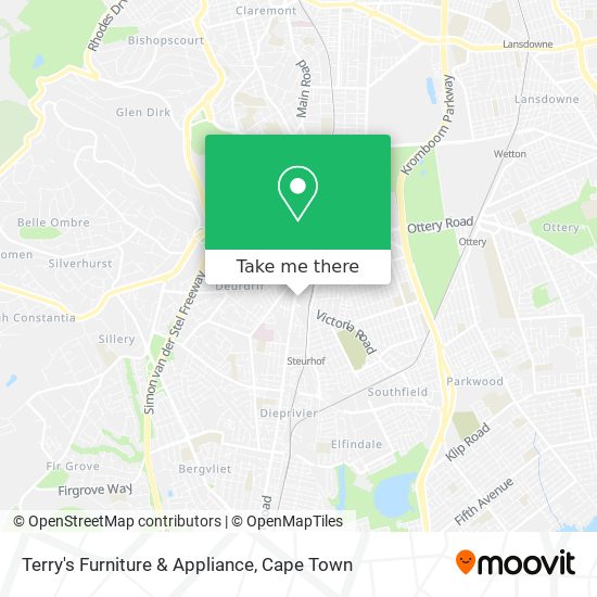 Terry's Furniture & Appliance map