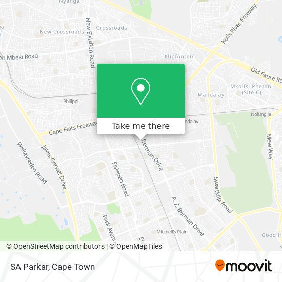 SA Parkar map