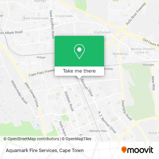 Aquamark Fire Services map