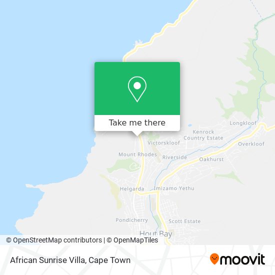 African Sunrise Villa map