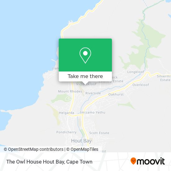 The Owl House Hout Bay map
