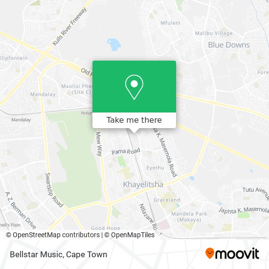 Bellstar Music map