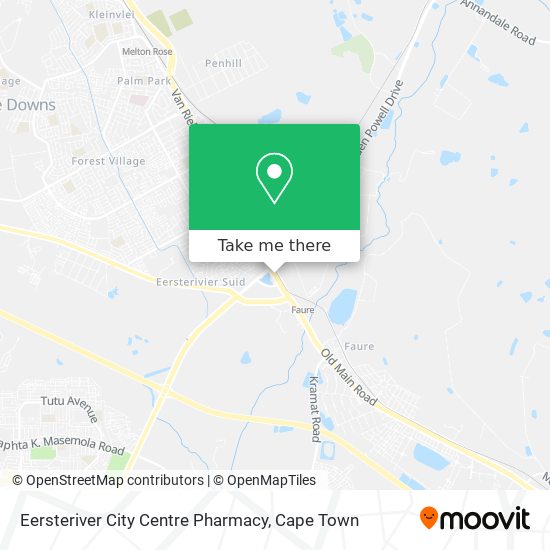 Eersteriver City Centre Pharmacy map