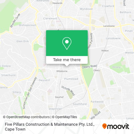 Five Pillars Construction & Maintenance Pty. Ltd. map