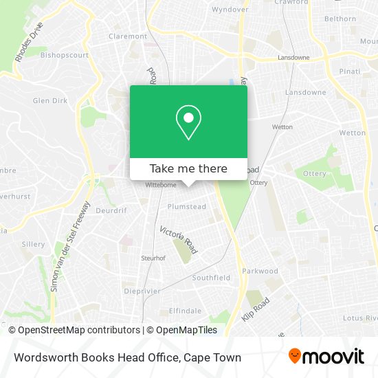 Wordsworth Books Head Office map