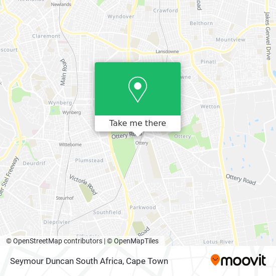 Seymour Duncan South Africa map