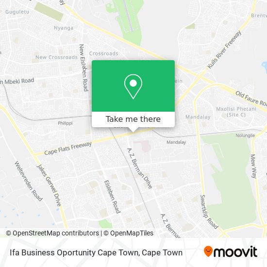Ifa Business Oportunity Cape Town map