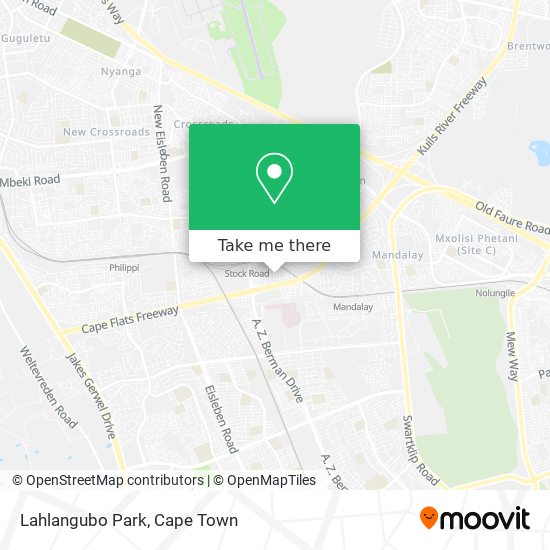 Lahlangubo Park map