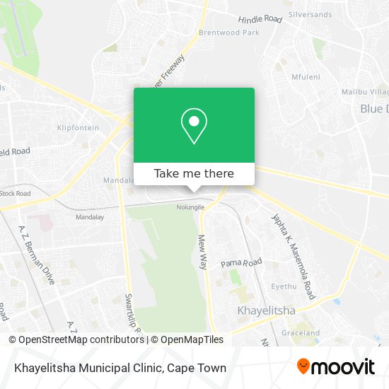 Khayelitsha Municipal Clinic map
