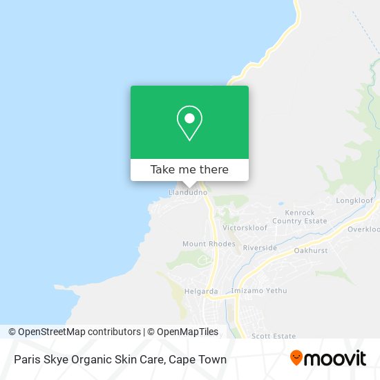 Paris Skye Organic Skin Care map