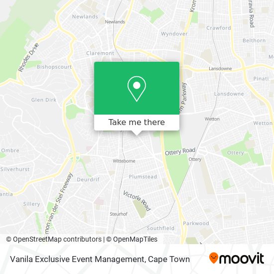 Vanila Exclusive Event Management map