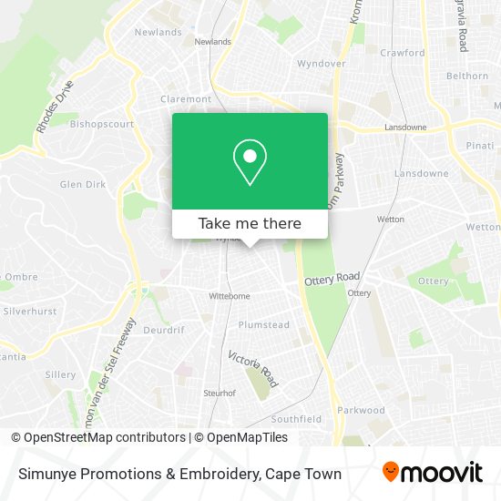 Simunye Promotions & Embroidery map