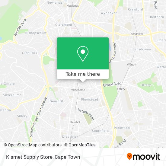 Kismet Supply Store map