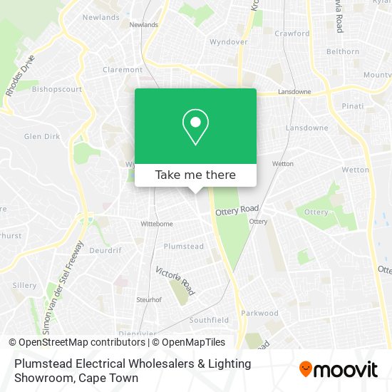 Plumstead Electrical Wholesalers & Lighting Showroom map