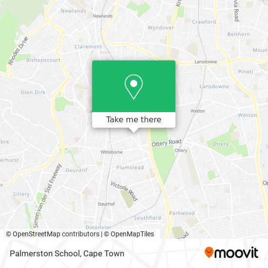 Palmerston School map
