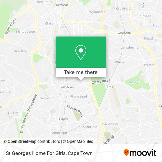 St Georges Home For Girls map