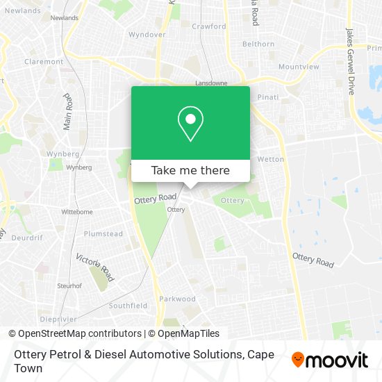 Ottery Petrol & Diesel Automotive Solutions map