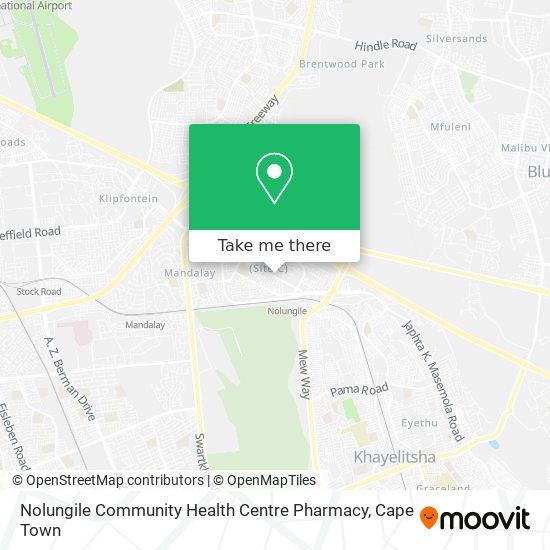 Nolungile Community Health Centre Pharmacy map