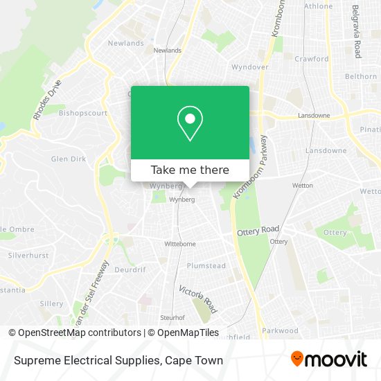 Supreme Electrical Supplies map