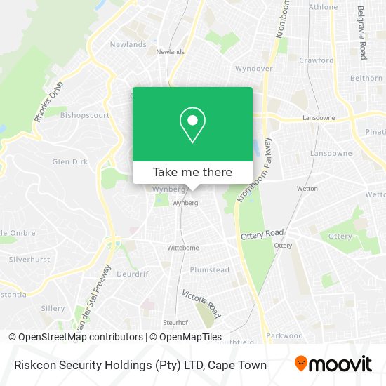 Riskcon Security Holdings (Pty) LTD map
