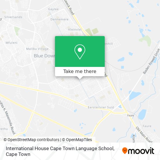 International House Cape Town Language School map
