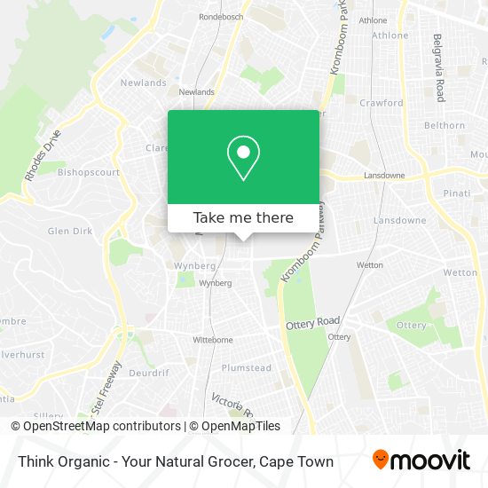 Think Organic - Your Natural Grocer map