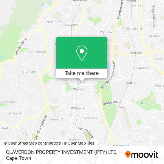 CLAVERDON PROPERTY INVESTMENT (PTY) LTD map