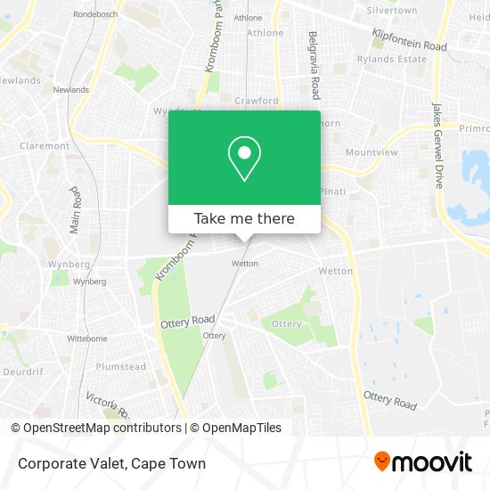 Corporate Valet map