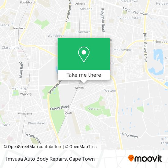 Imvusa Auto Body Repairs map