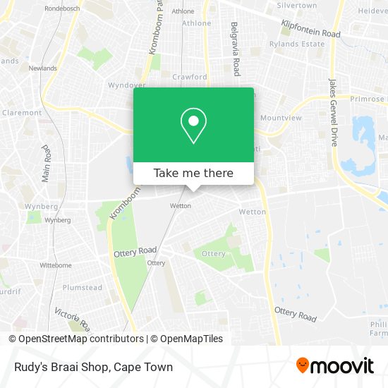 Rudy's Braai Shop map
